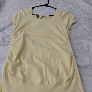 Yellow sweater top